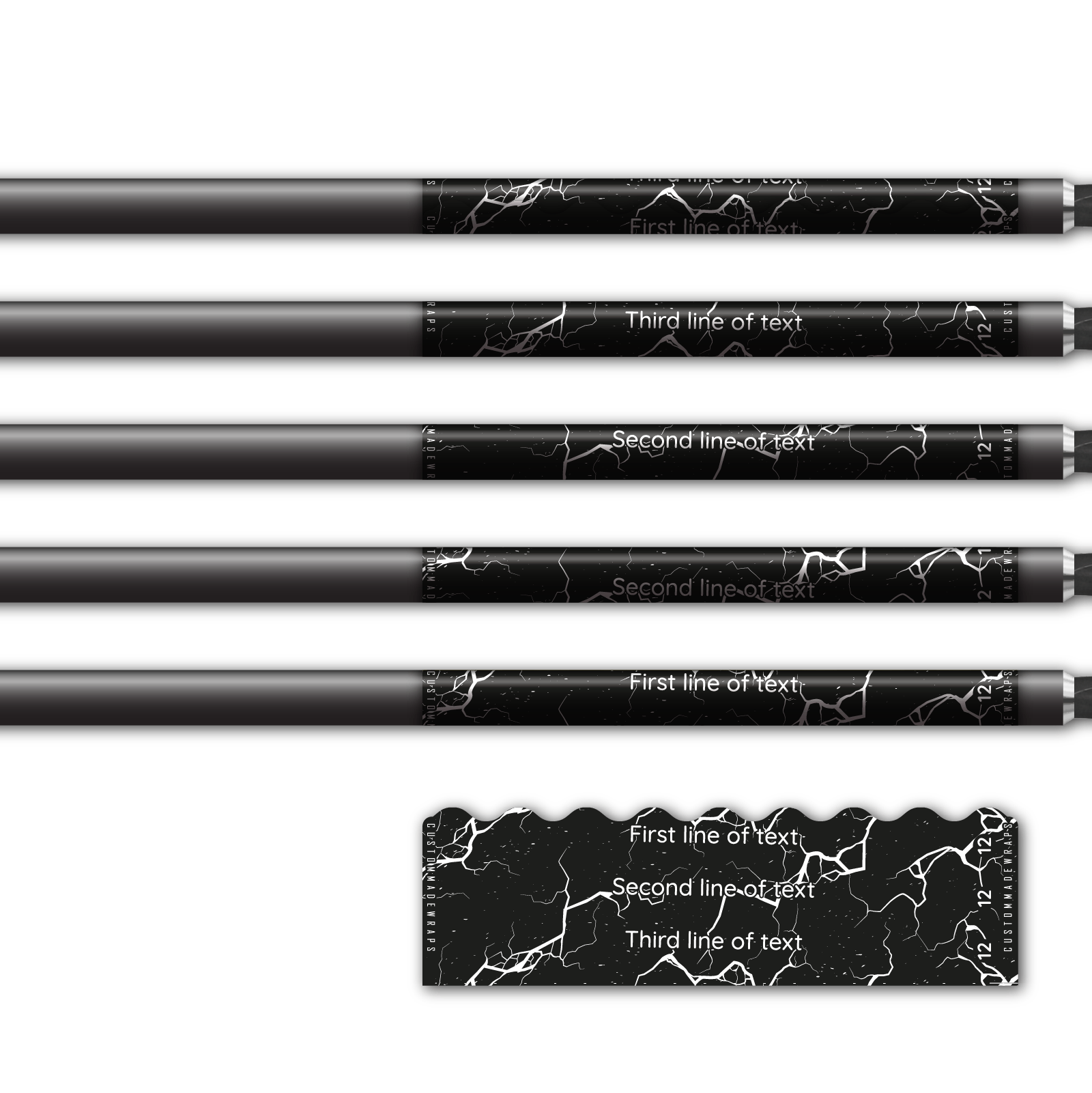 Alternative view of Shorty - Shattered Matt Black