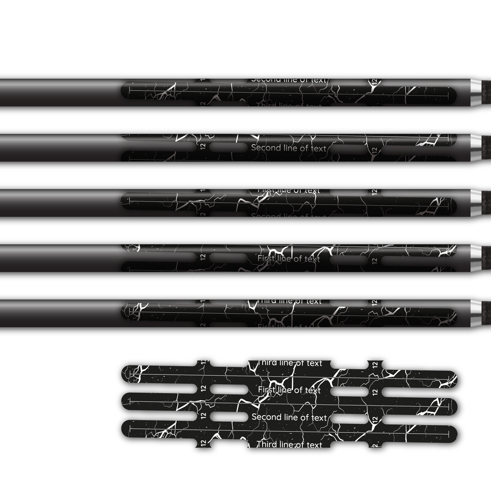 Alternative view of Vortex - Shattered Matt Black