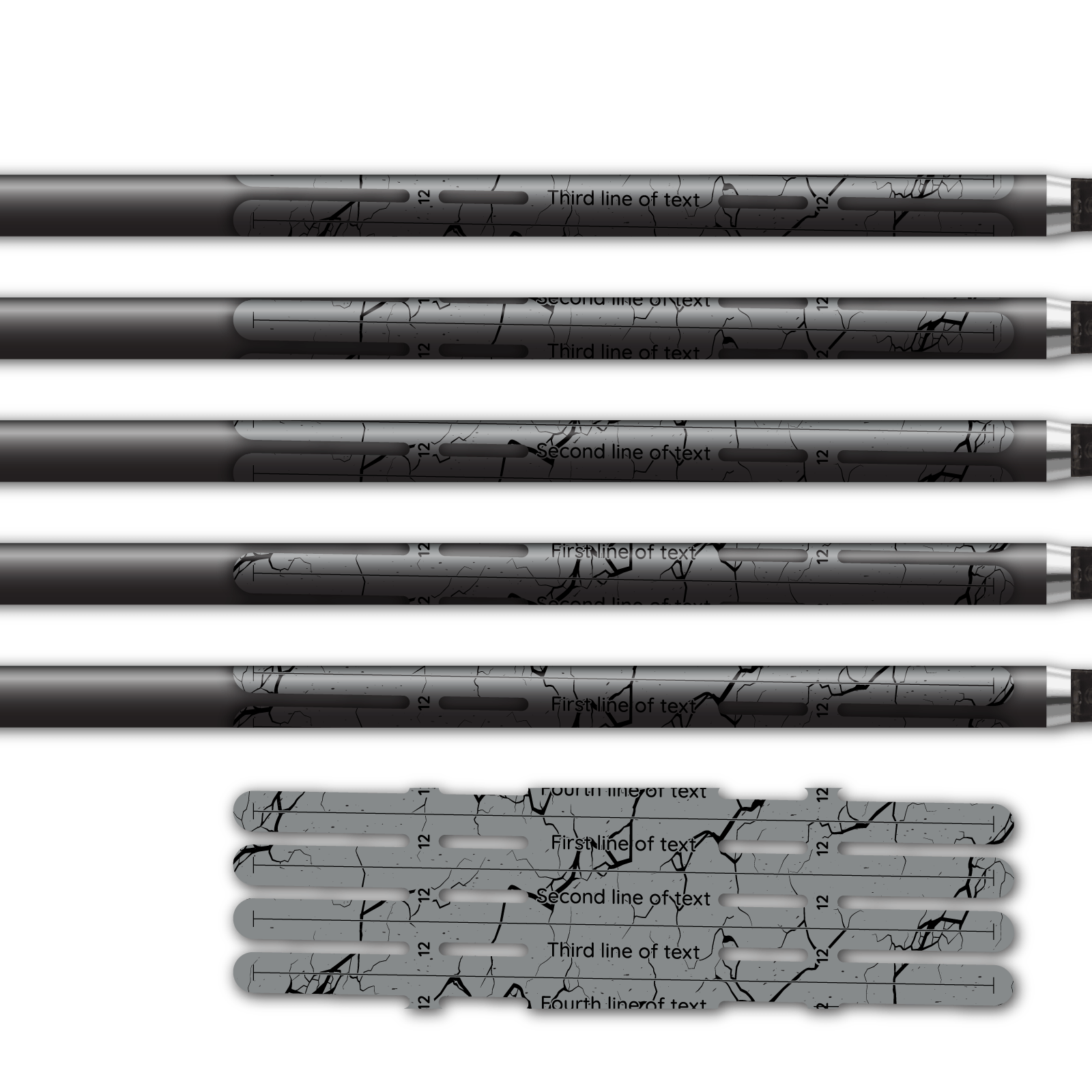 Alternative view of 4 Fletch Vortex - Shattered Mercury Grey
