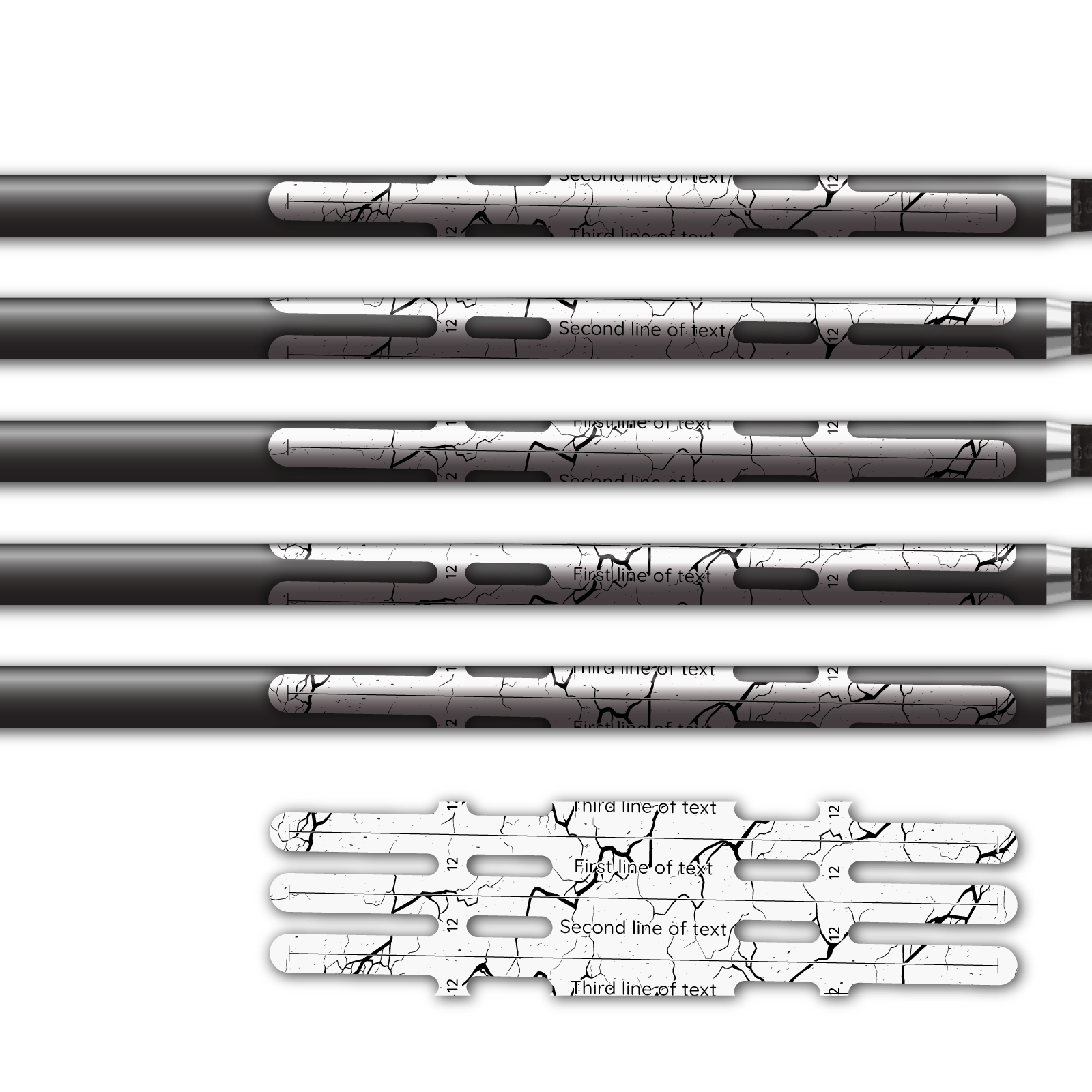 Alternative view of Vortex - Shattered Frost White