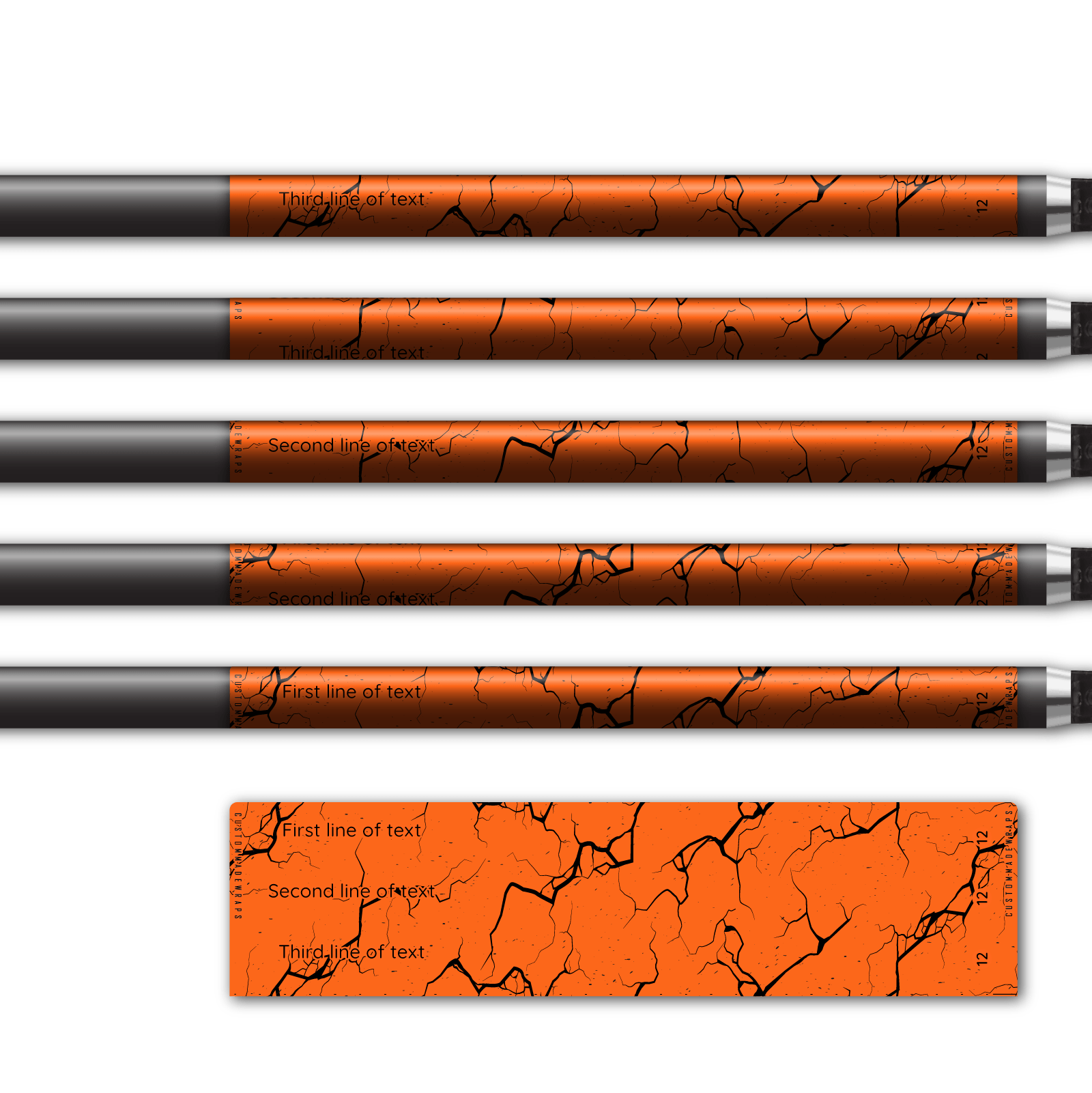 Alternative view of Regular - Shattered Orange