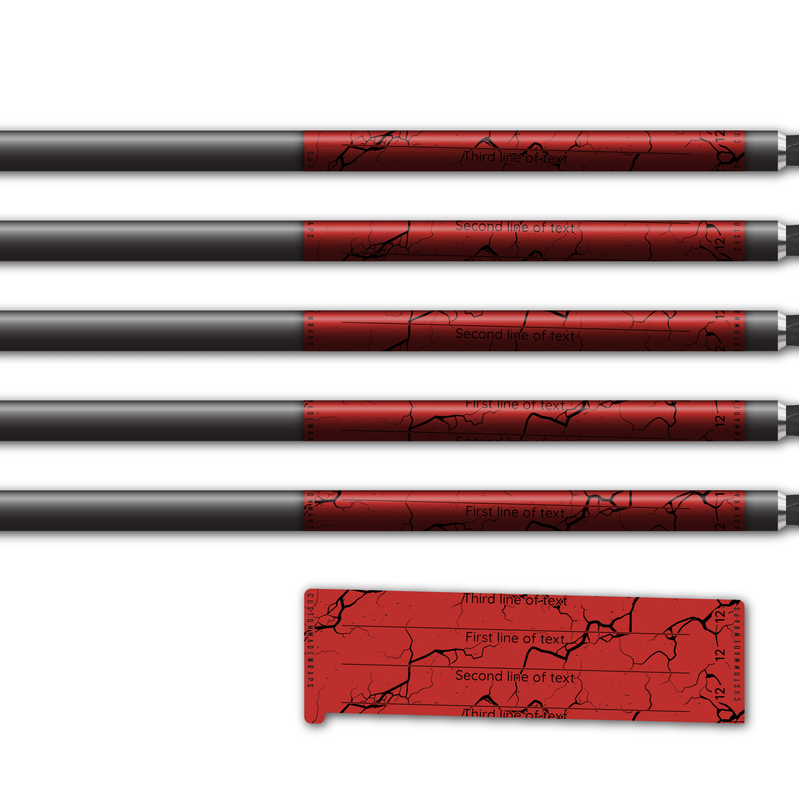 Alternative view of Spin Elite - Shattered Red