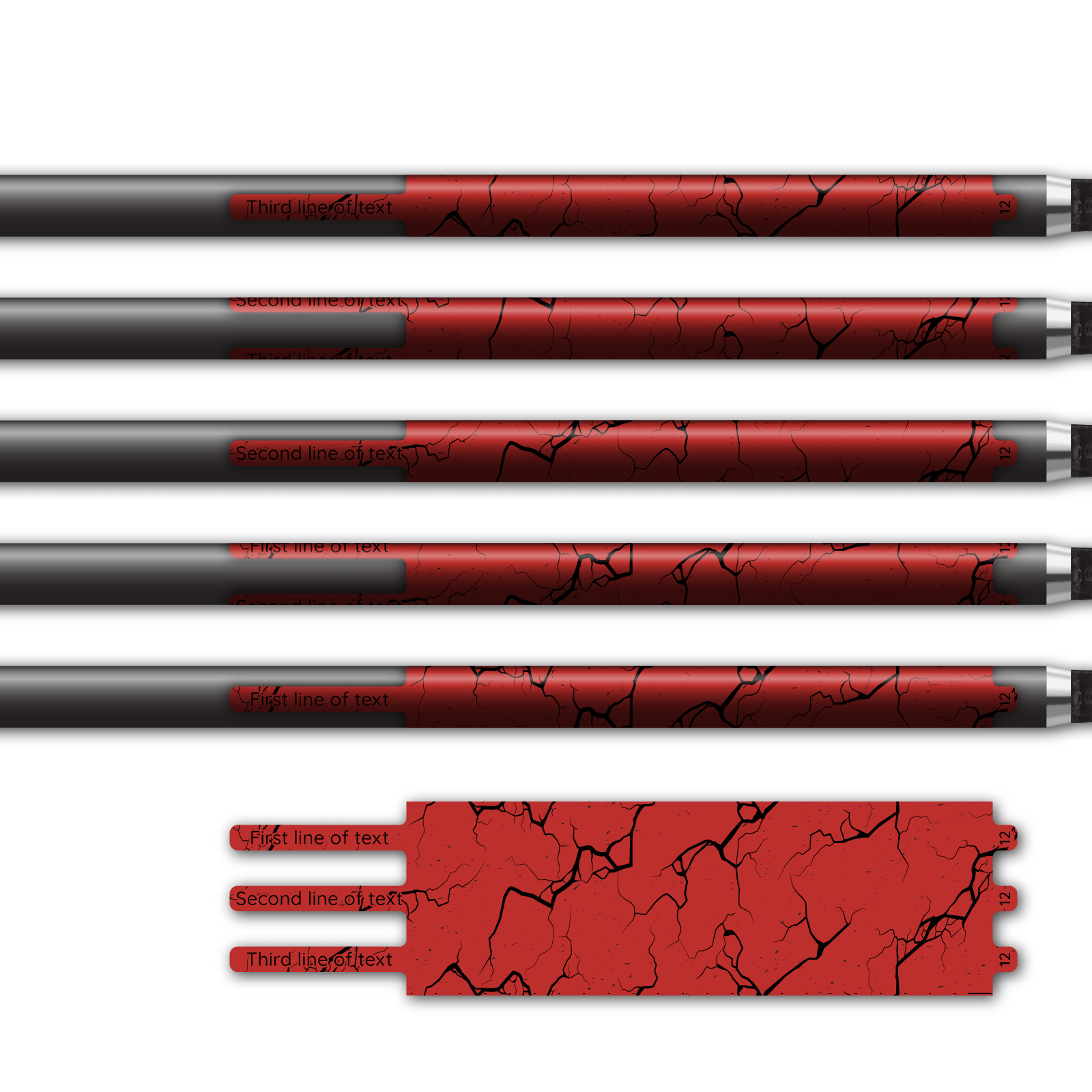 Alternative view of Ultralight - Shattered Red