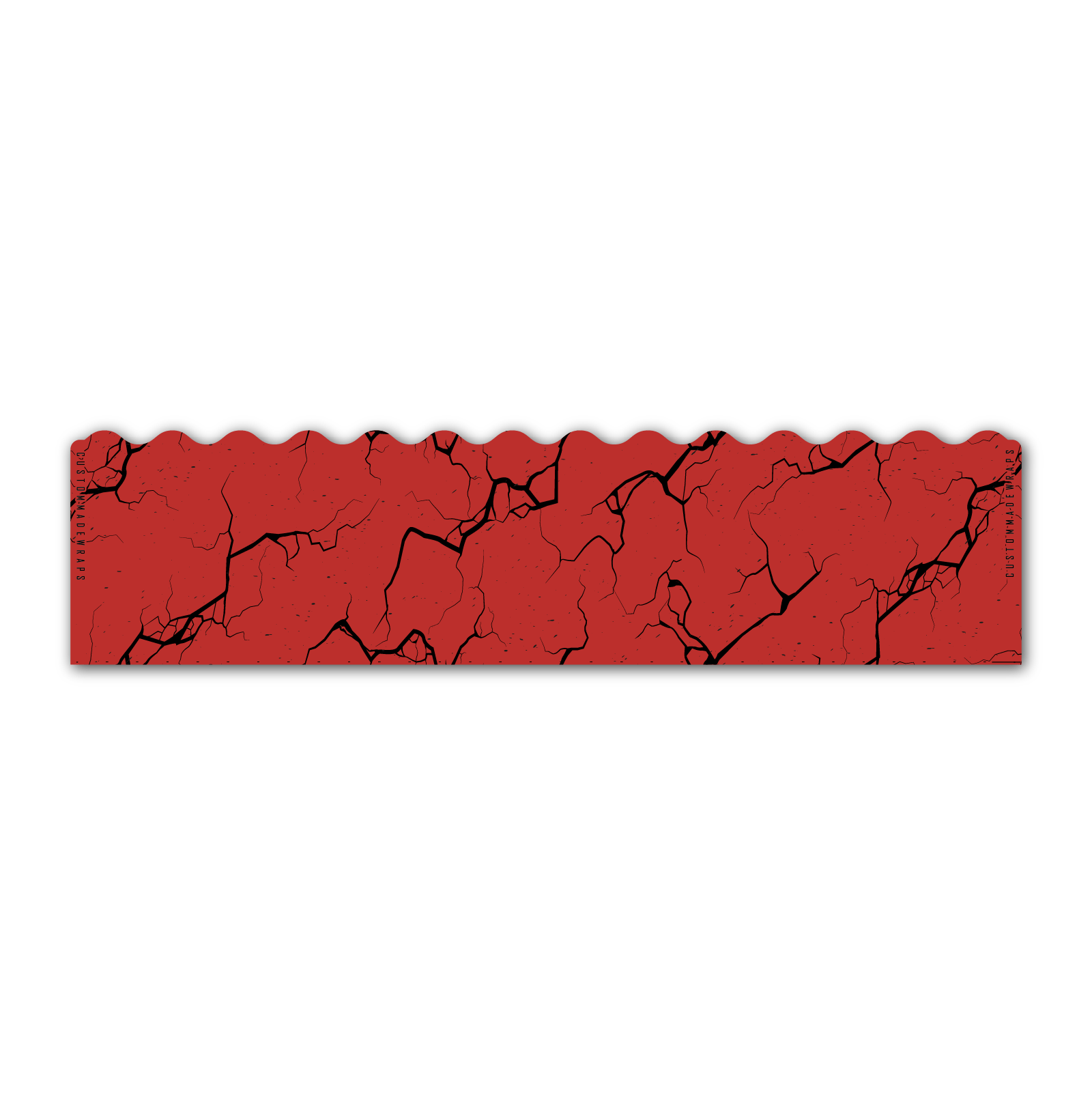 Wave Edge - Shattered Red