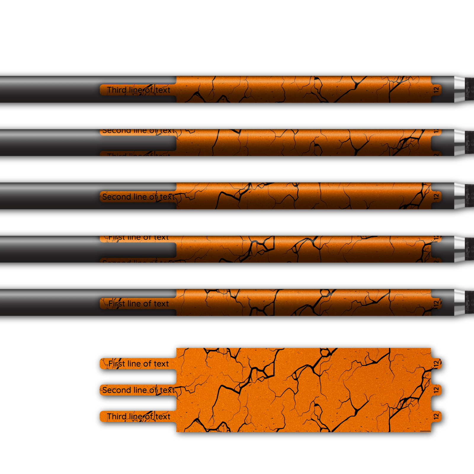 Alternative view of Ultralight - Shattered Retro-Reflective Orange