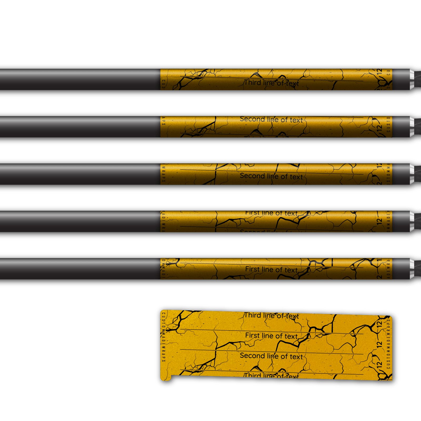 Alternative view of Spin Elite - Shattered Retro-Reflective Yellow