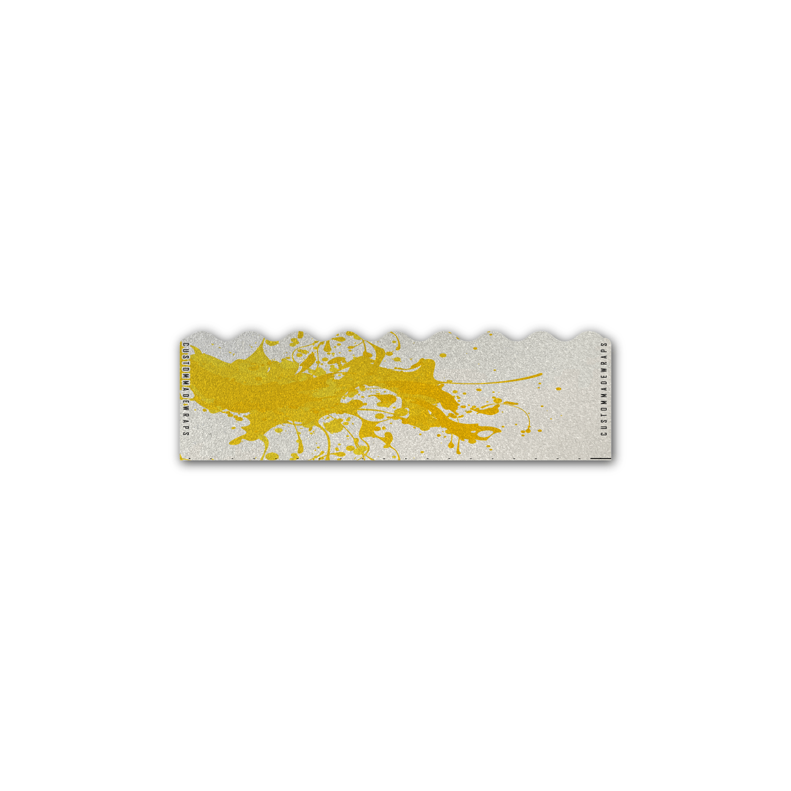 Shorty - Splash Yellow on Retro-Reflective White