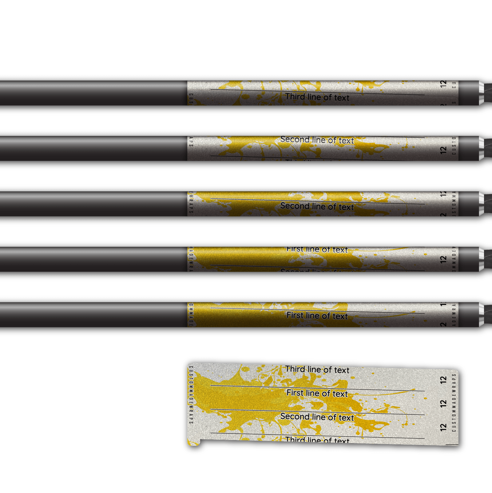 Alternative view of Spin Elite - Splash Yellow on Retro-Reflective White