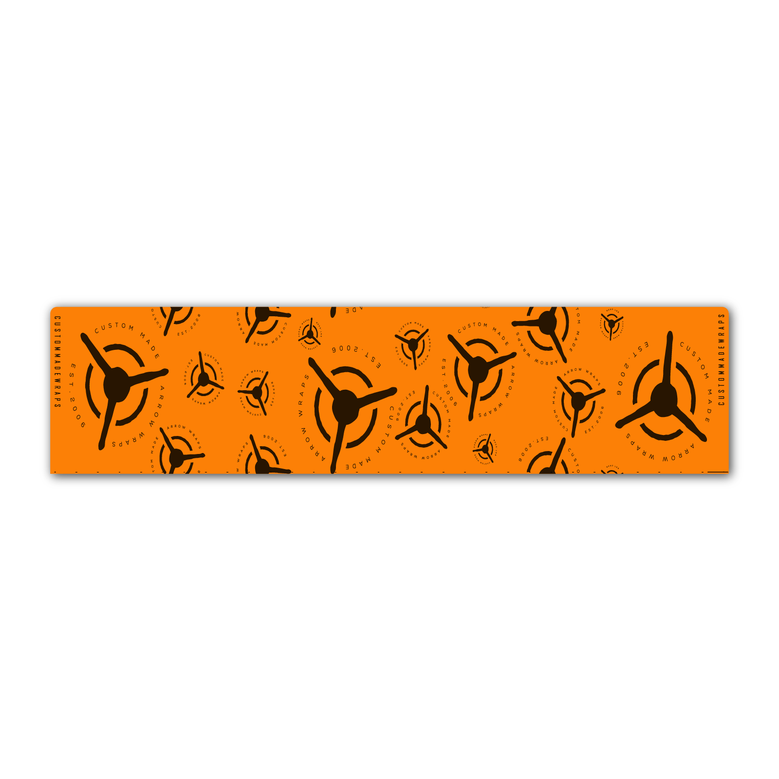 Regular - CMW Scatter Logo on Fluor Orange