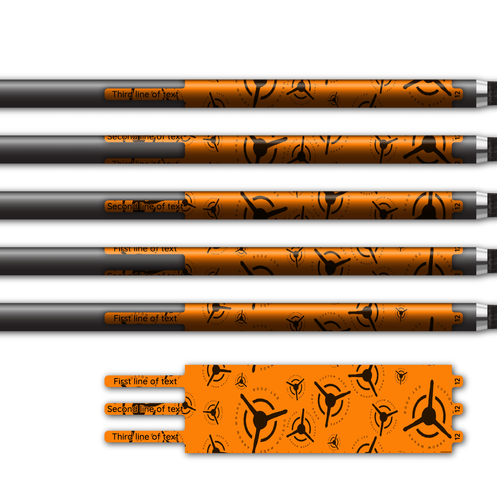 Alternative view of Ultralight - CMW Scatter Logo on Fluor Orange