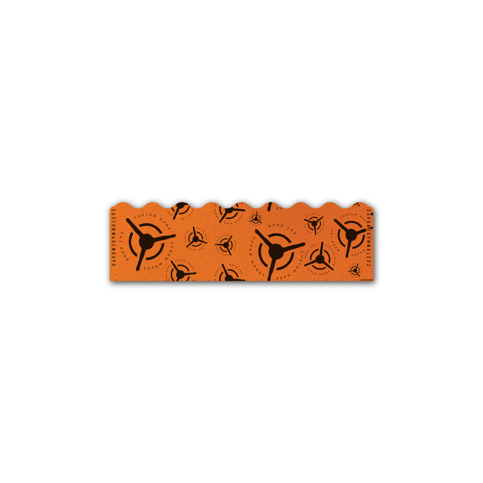 Shorty - CMW Scatter Logo on Retro-Reflective Orange