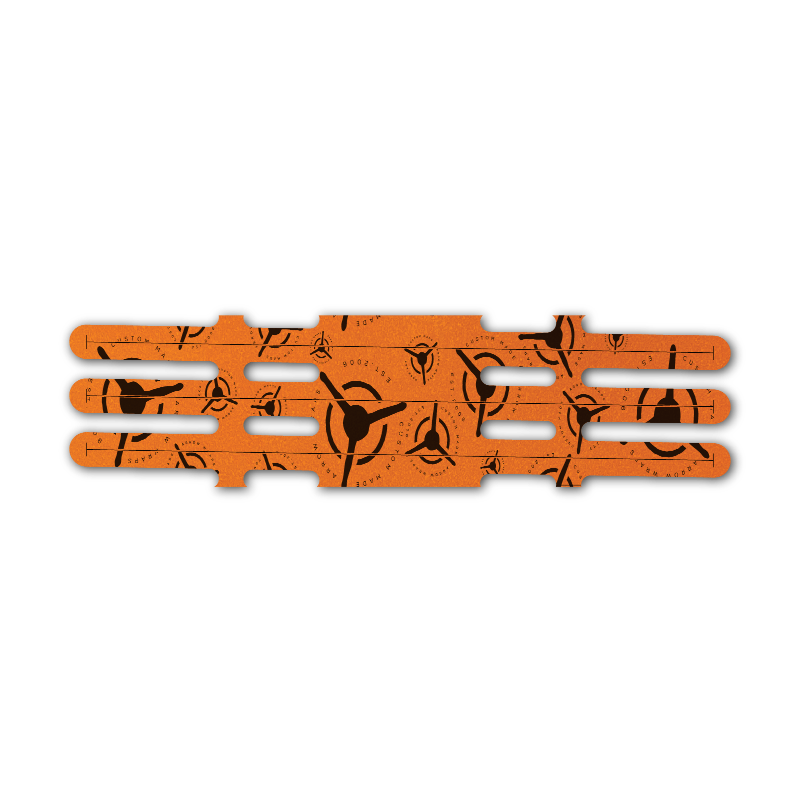 Vortex - CMW Scatter Logo on Retro-Reflective Orange