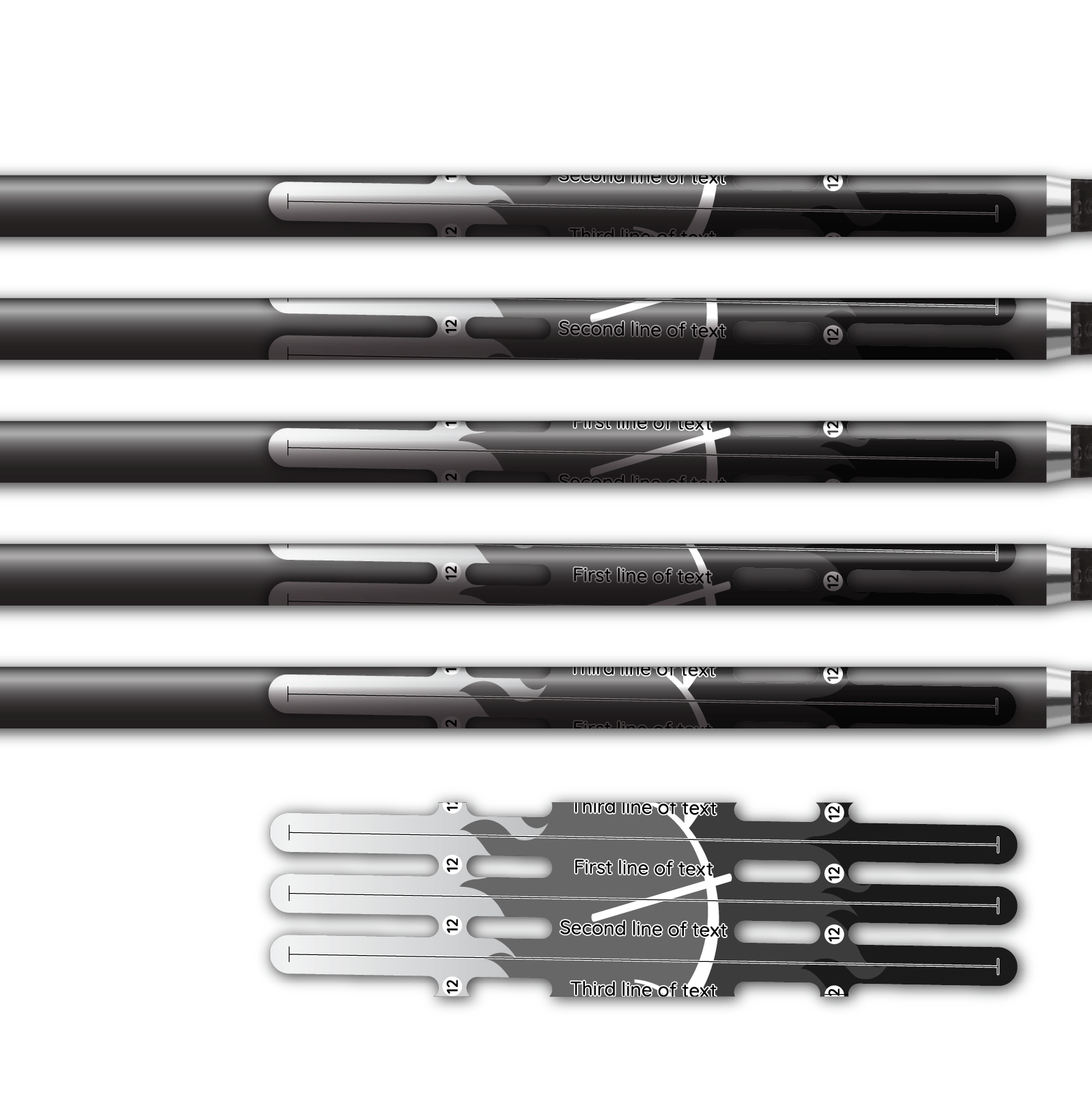 Alternative view of Vortex - Elzinga Archery Black