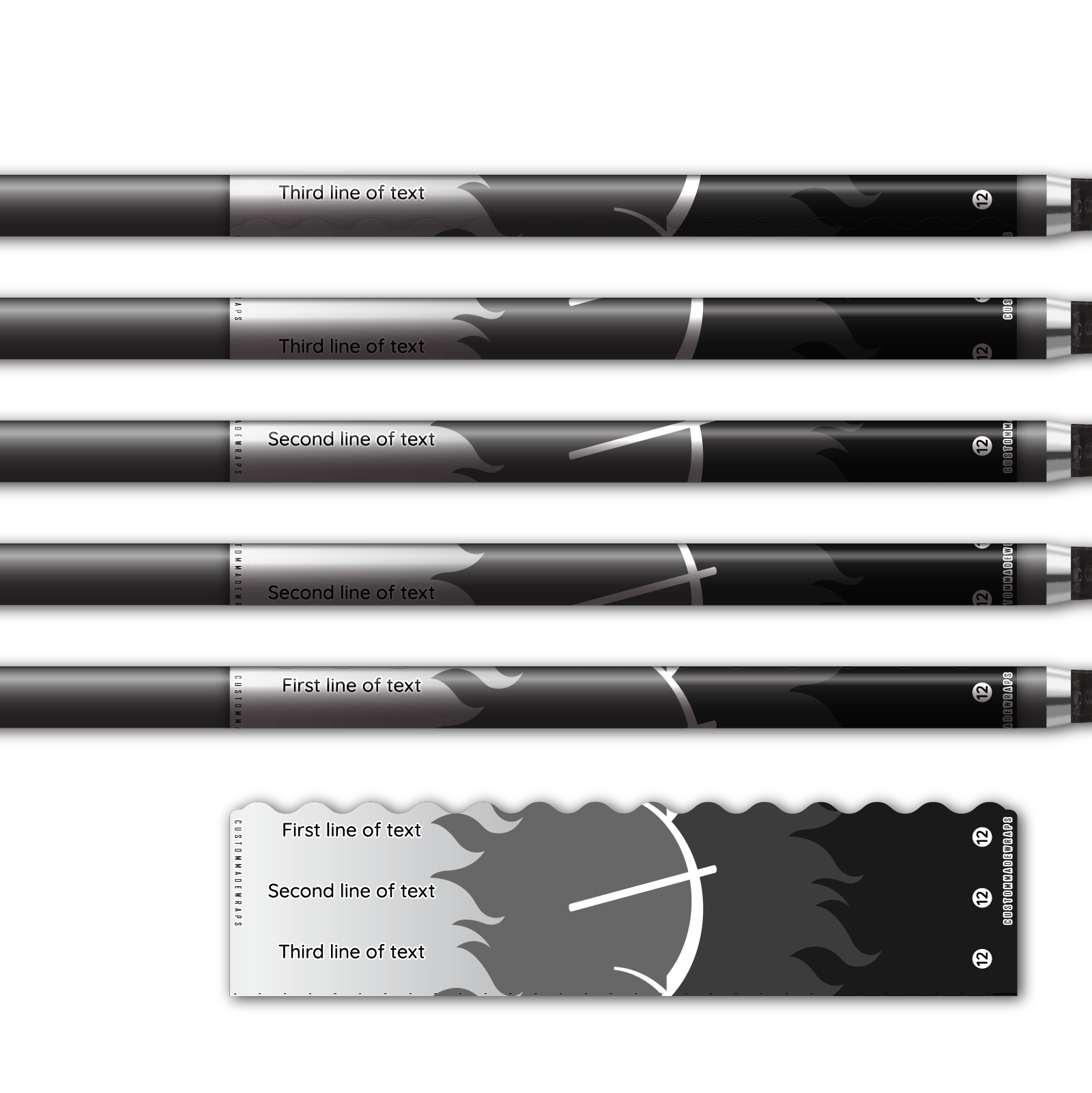 Alternative view of Wave Edge - Elzinga Archery Black