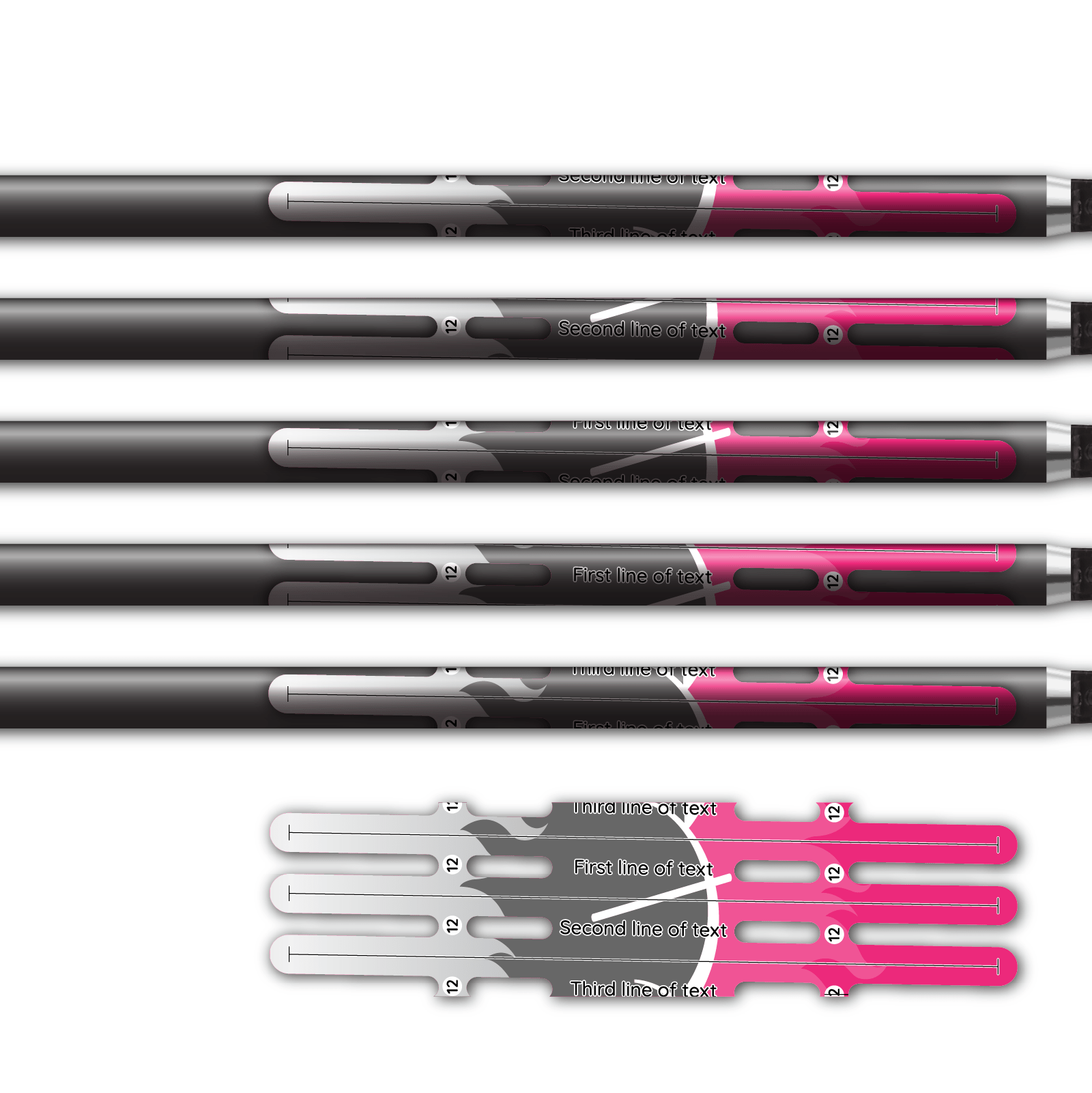 Alternative view of Vortex - Elzinga Archery Pink