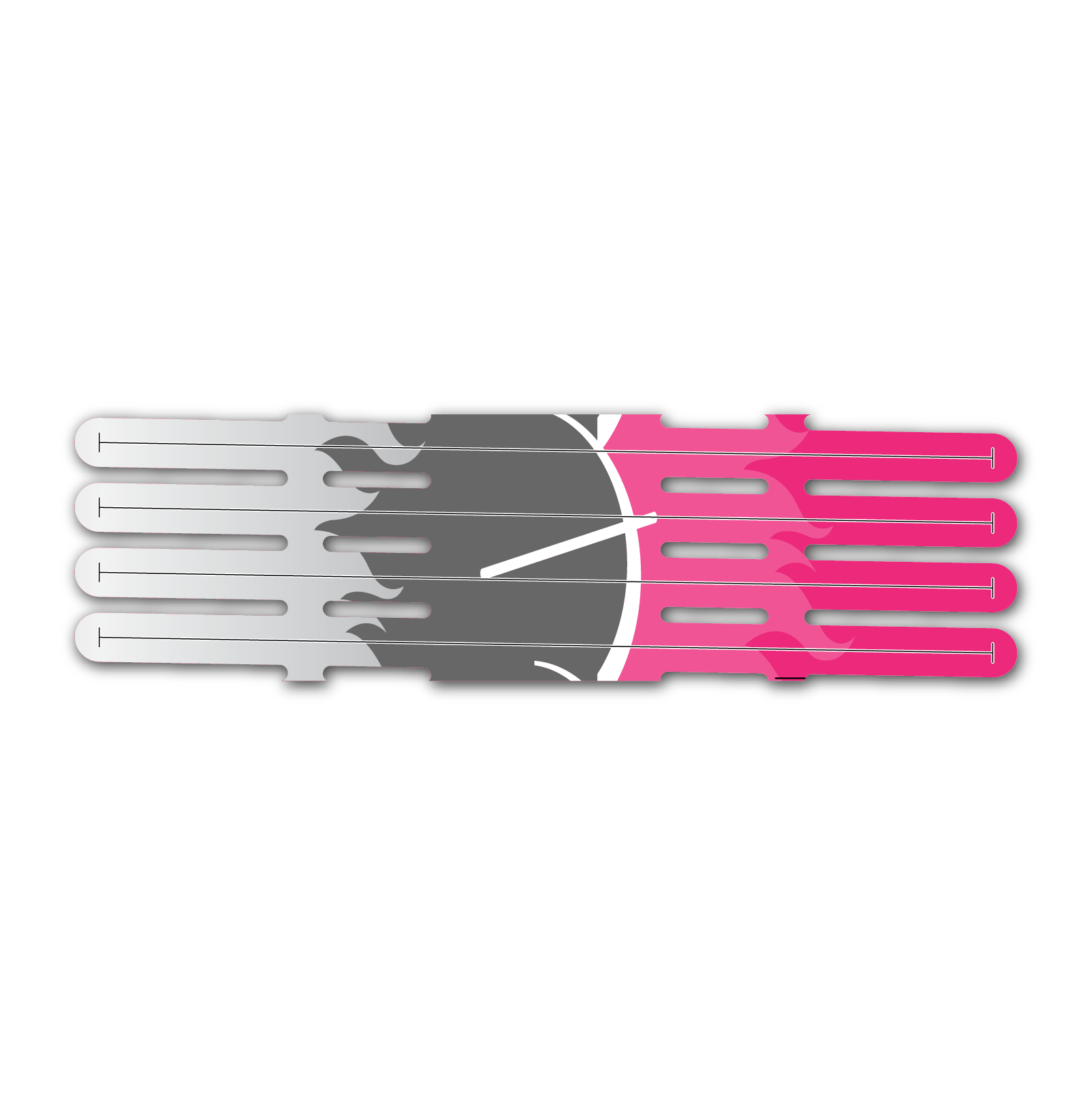 4 Fletch Vortex - Elzinga Archery Pink