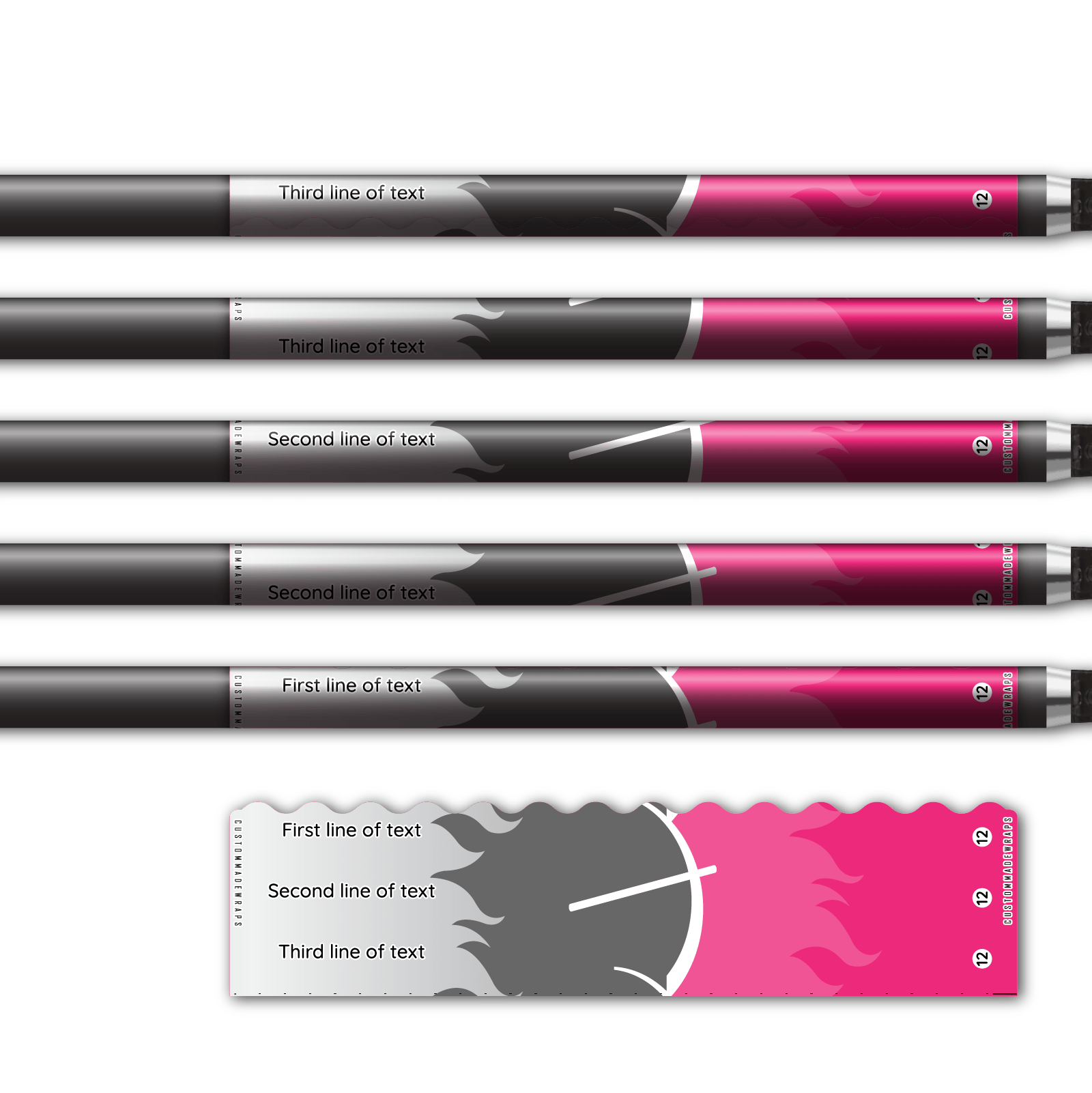 Alternative view of Wave Edge - Elzinga Archery Pink