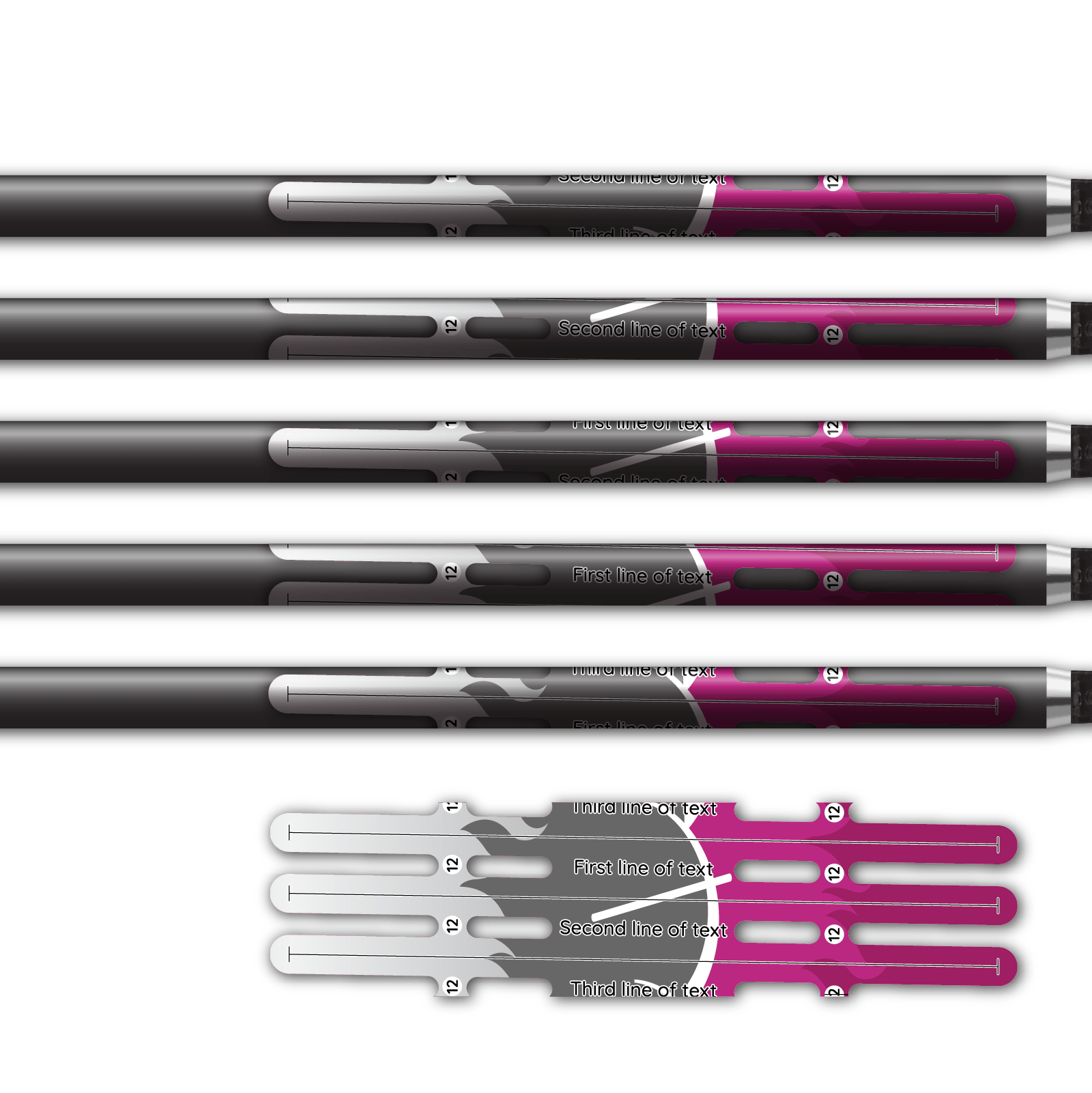 Alternative view of Vortex - Elzinga Archery Purple