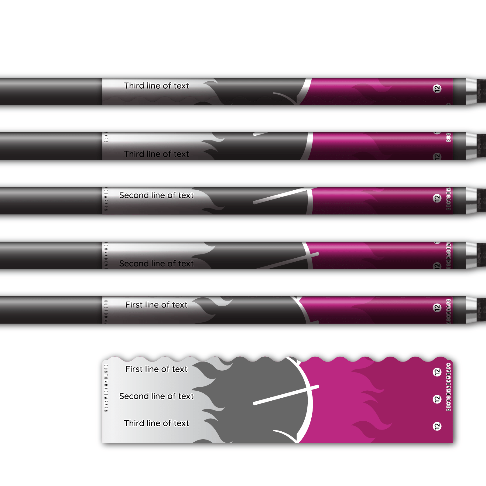 Alternative view of Wave Edge - Elzinga Archery Purple