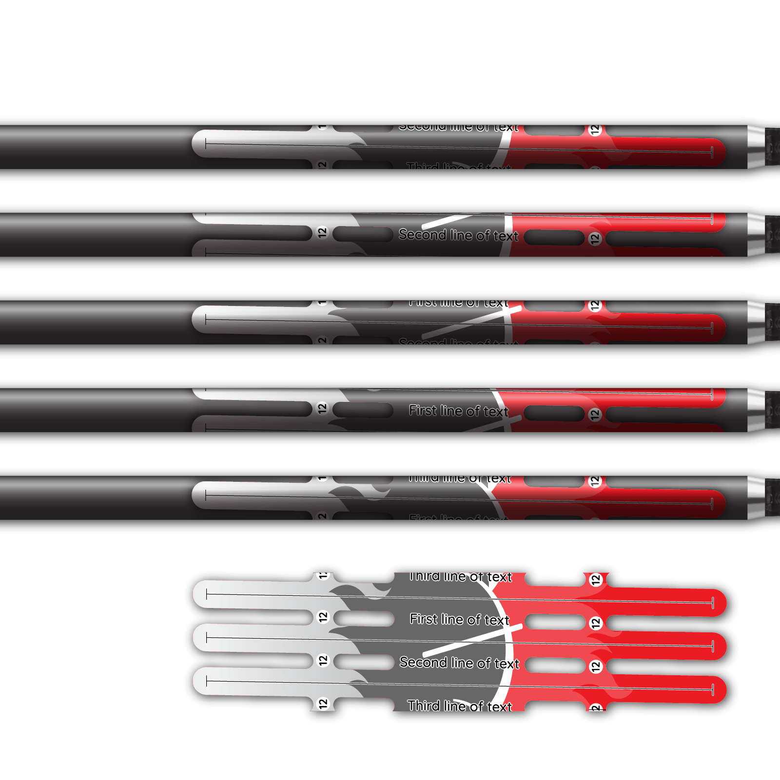 Alternative view of Vortex - Elzinga Archery Red