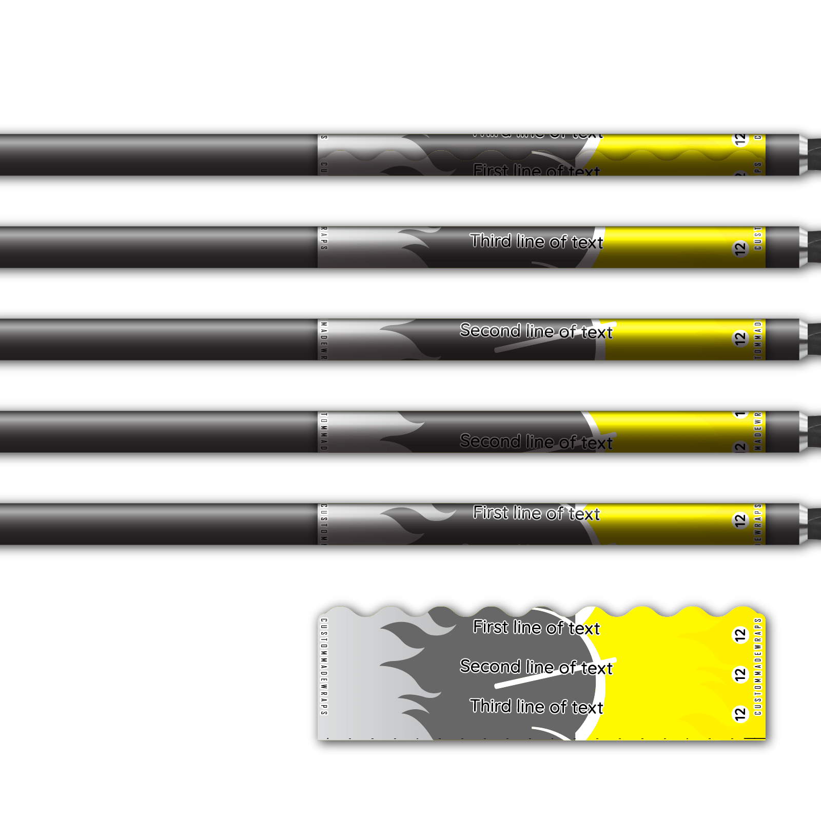 Alternative view of Shorty - Elzinga Archery Yellow