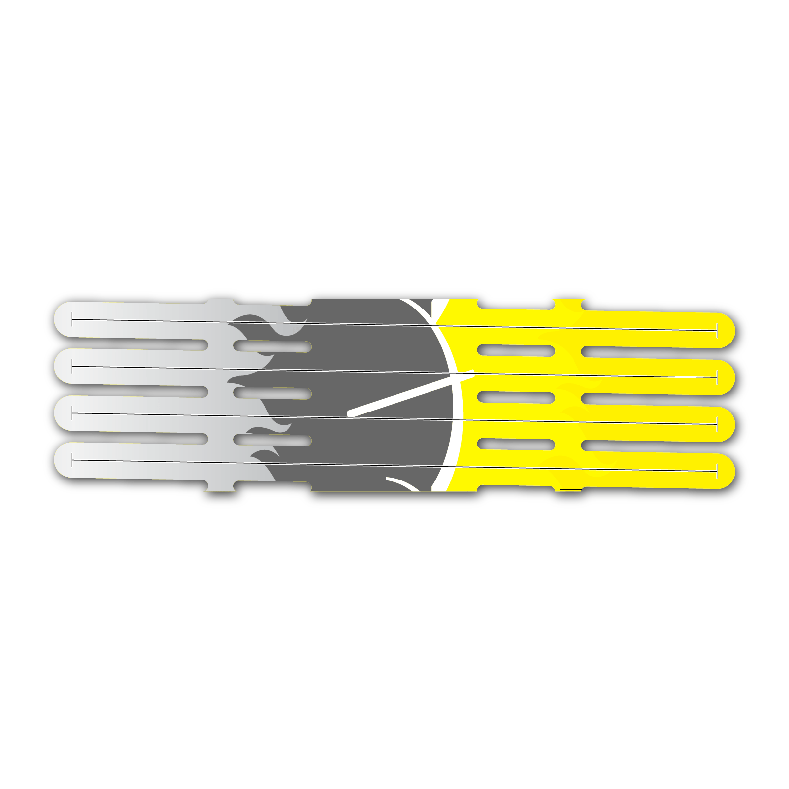 4 Fletch Vortex - Elzinga Archery Yellow