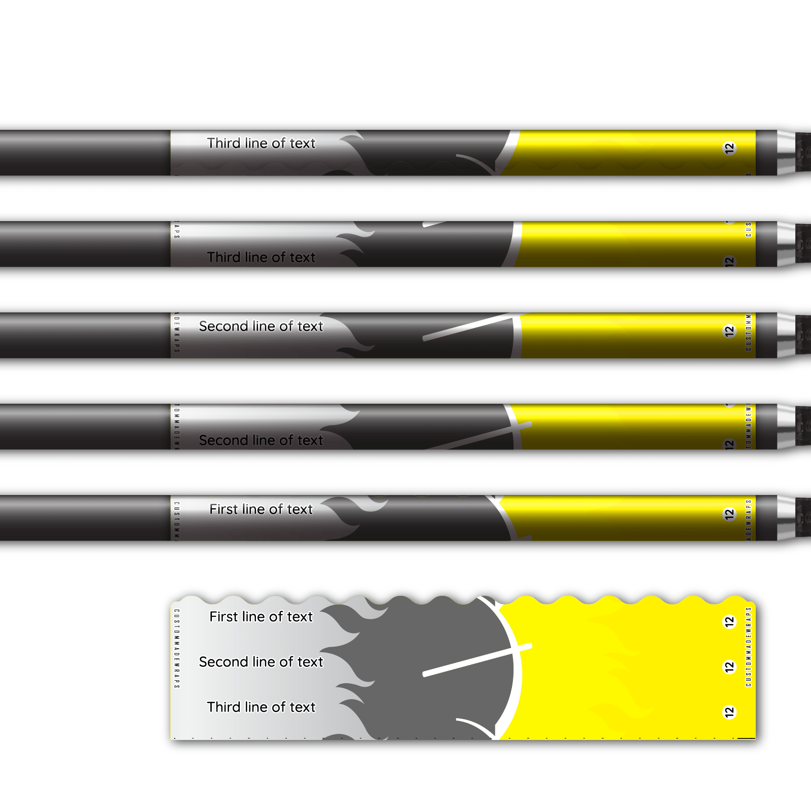 Alternative view of Wave Edge - Elzinga Archery Yellow