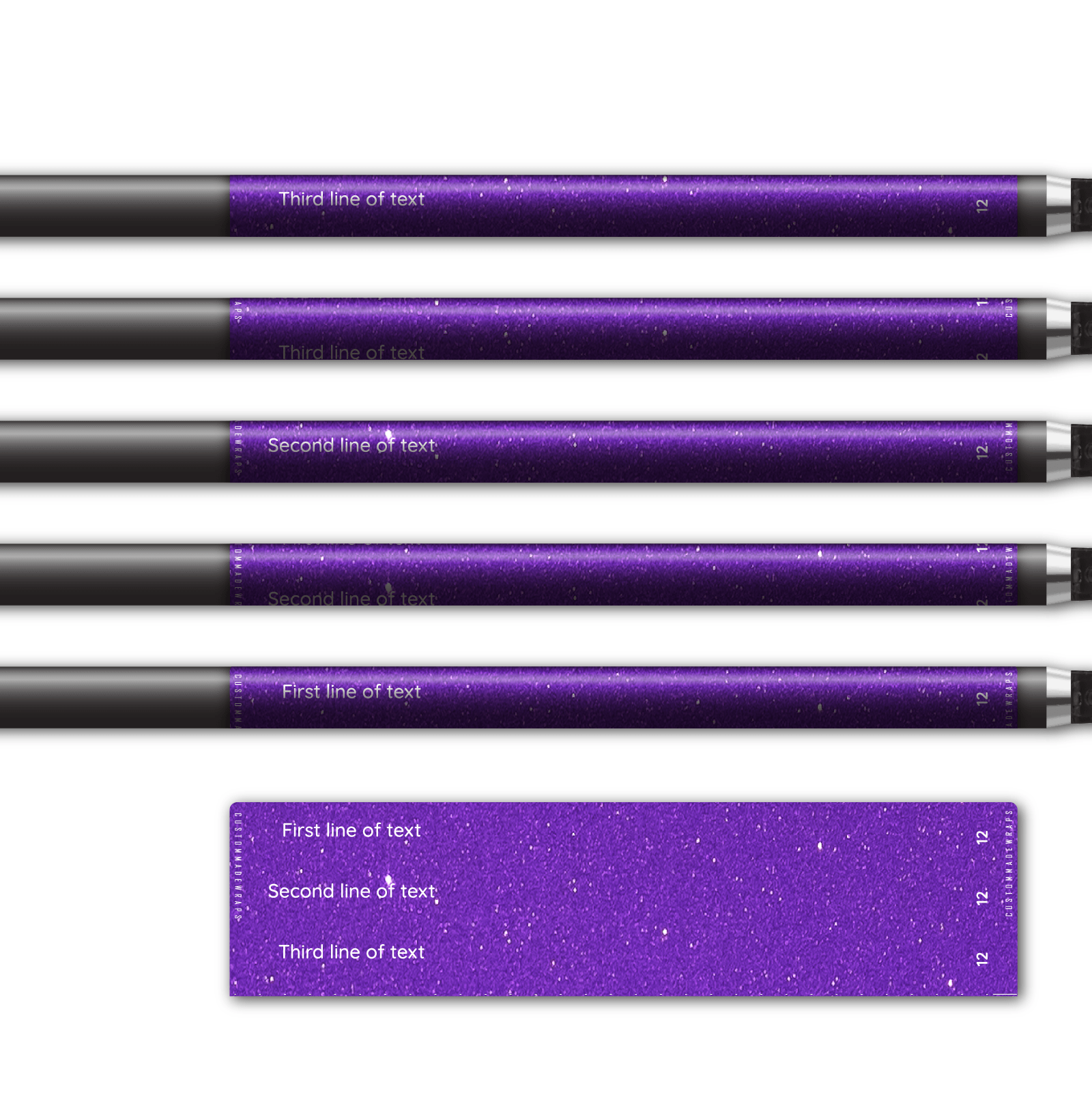 Alternative view of Regular - Glitter Purple