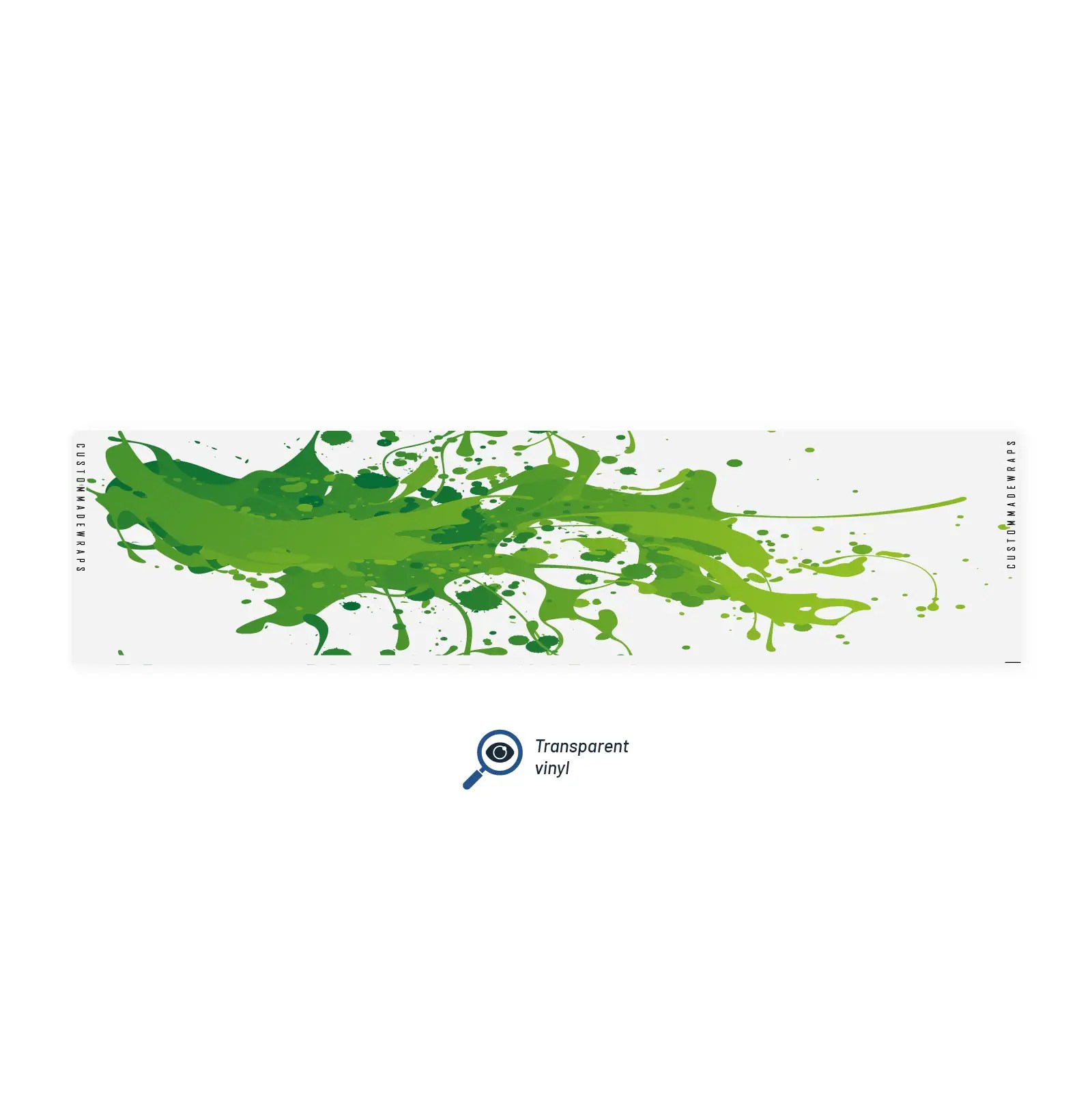 Regular - Splash Green on Matt Clear