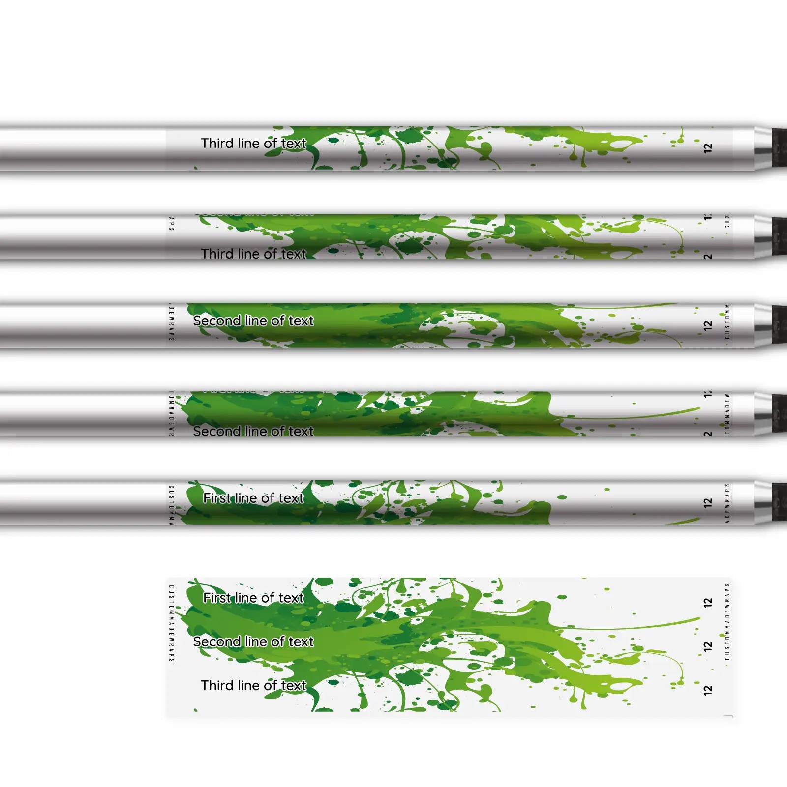 Alternative view of Regular - Splash Green on Matt Clear