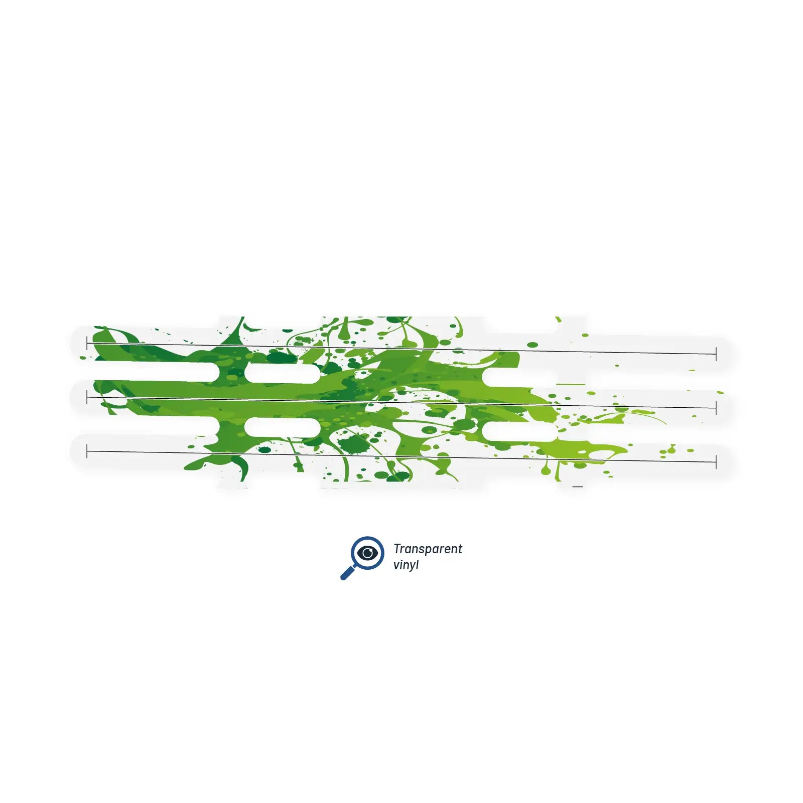 Vortex - Splash Green on Matt Clear