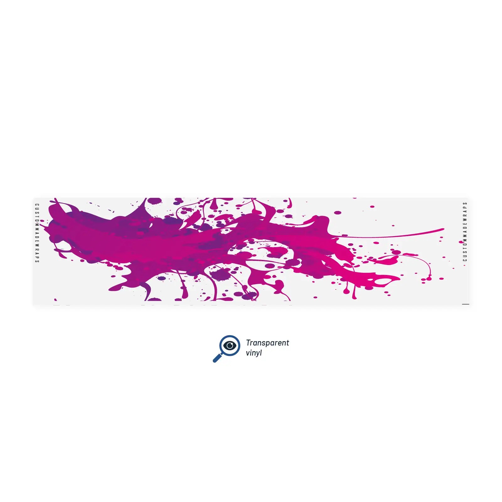 Regular - Splash Purple on Matt Clear