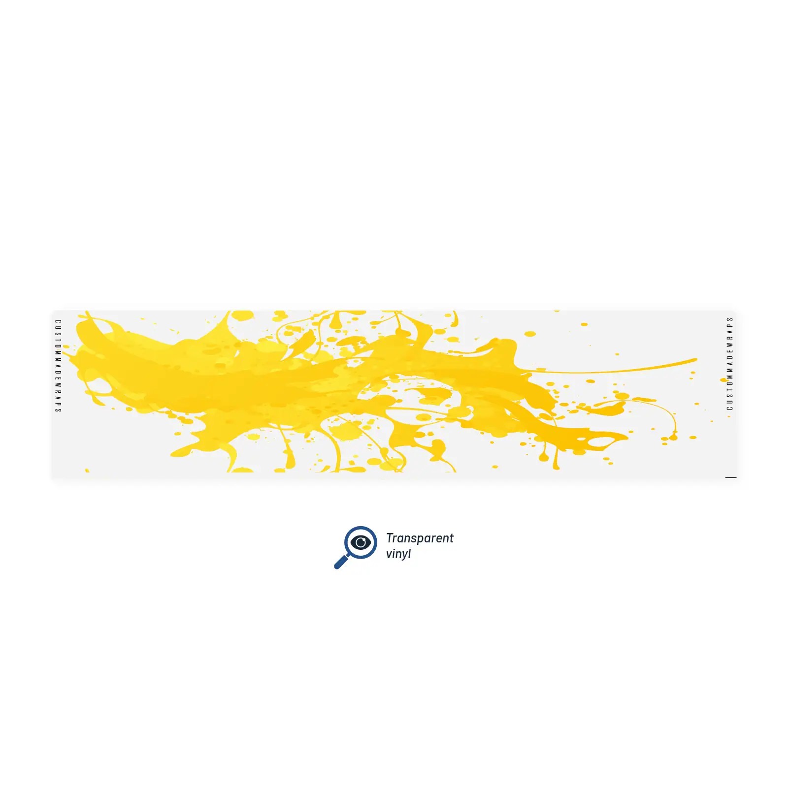 Regular - Splash Yellow on Matt Clear