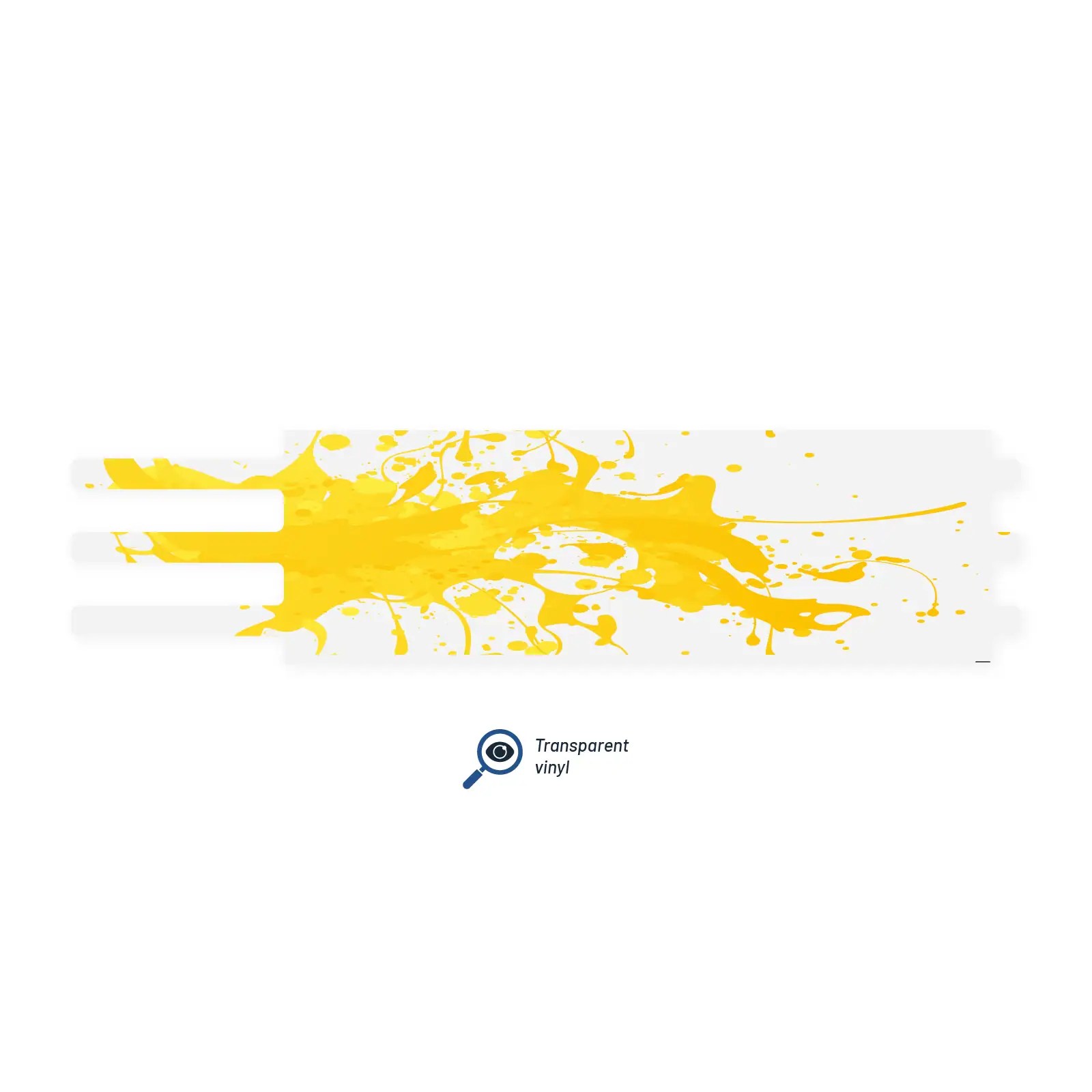 Ultralight - Splash Yellow on Matt Clear