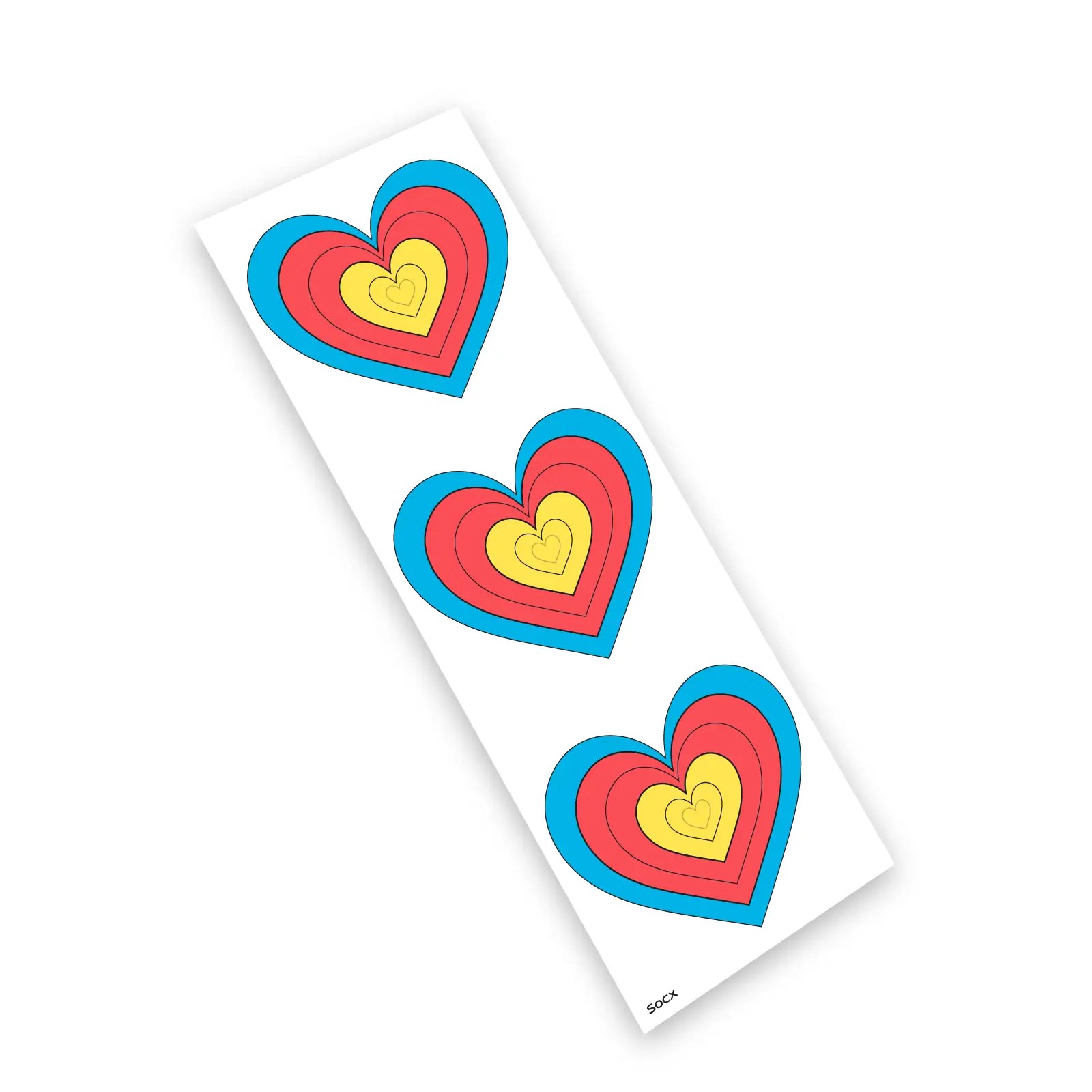 Alternative view of Differential Learning Target Face – Valentine Edition