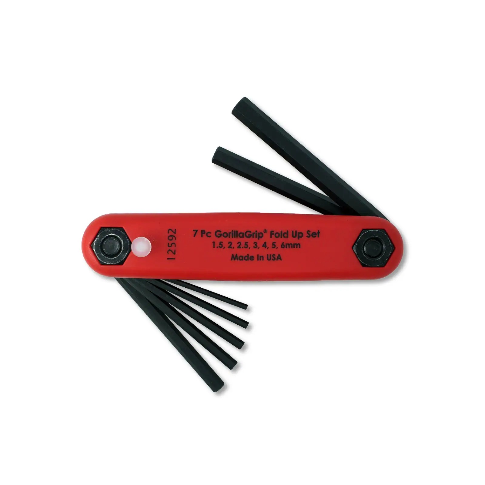 Alternative view of Bondhus GorillaGrip Fold-Up Hex Key Set HF7MS