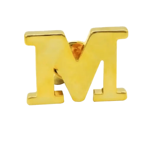 Custom Initial Lapel Pins Perfect for Corporate Branding