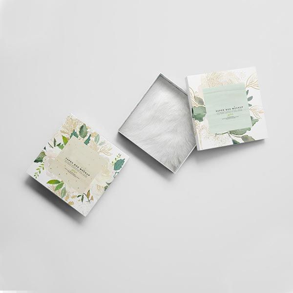 Custom Made Invitation Boxes Refine Packaging - High Quality Gradient Background - High Resolution