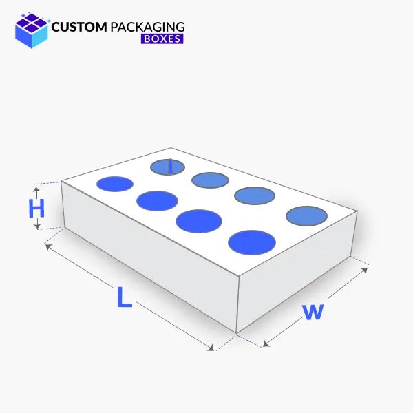 Get Custom Punch Partition Boxes Packaging Hub - Perfect Minimal Design - 8K