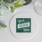 Custom Paper Coasters - Circle