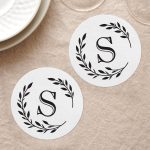 5. Monogram Coasters Customized