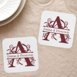 8. Monogram Coasters Rounded Square