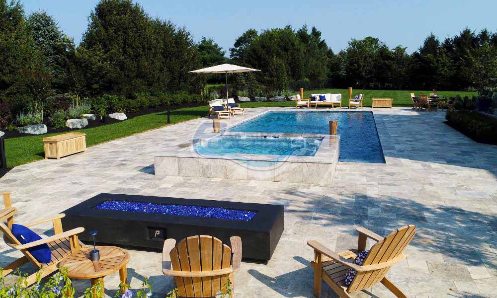 Custom saltwater pool design and installation