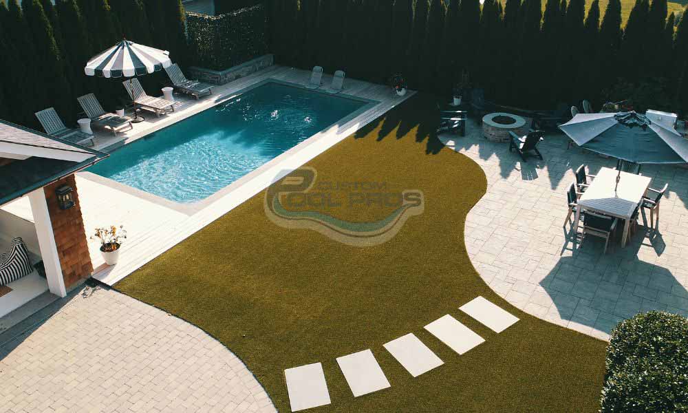 Expert inground pool contractors at work