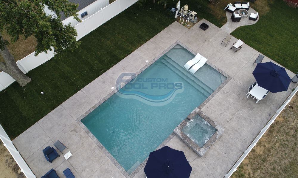 Low-maintenance Gunite pool design and installation
