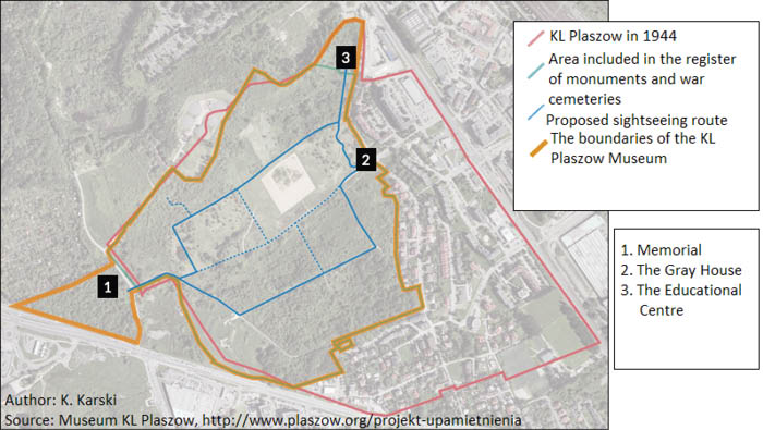 Plaszow Camp Map Krakow Bis 