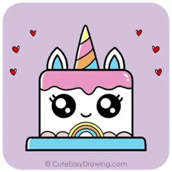 How to Draw Cute Cakes