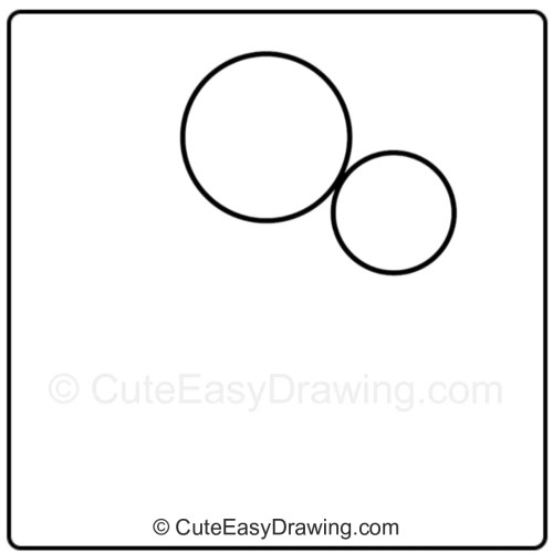 How to Draw a Cute Mother and her Baby Step 2