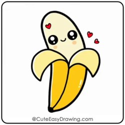 How to Draw a Cute Banana