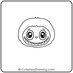 Labubu Drawing Step 6